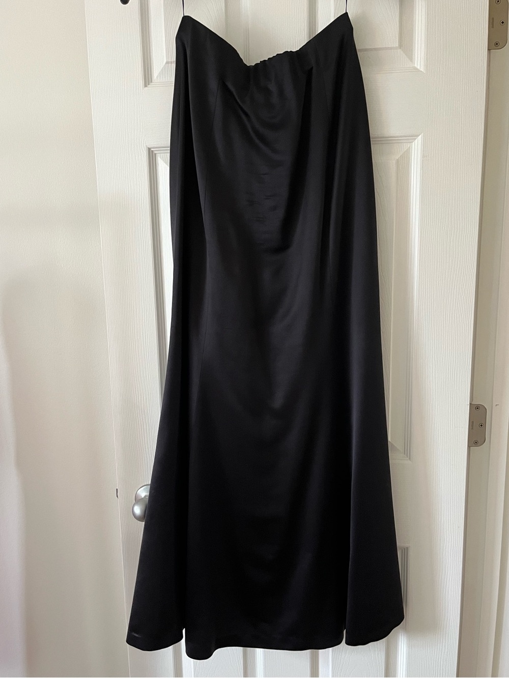 Long Satin Formal Skirt